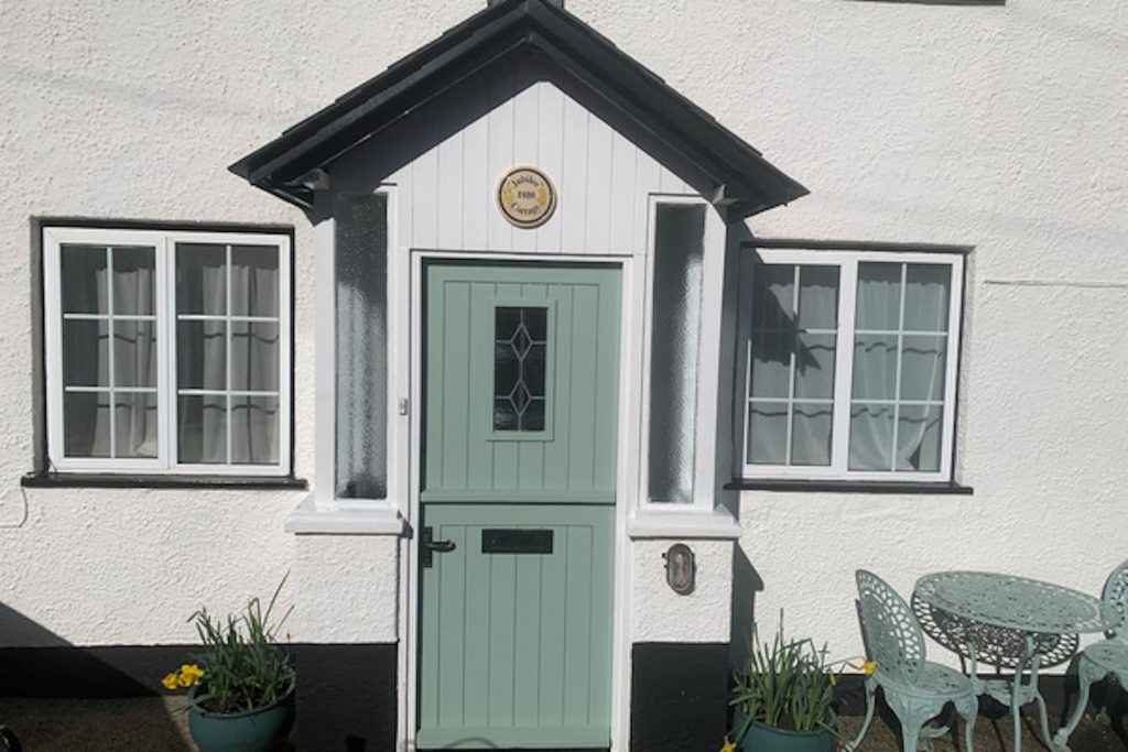 closed front door