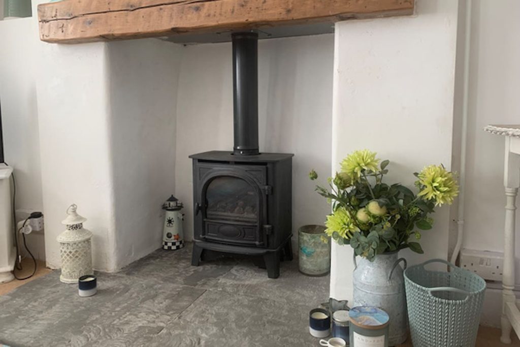lovely fireplace